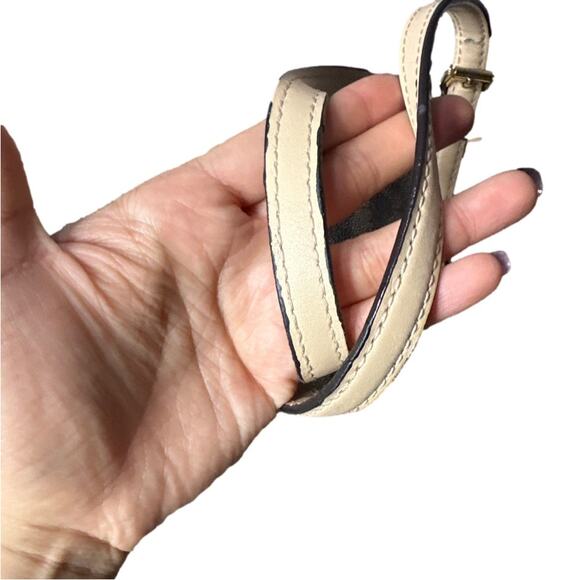 MICHAEL KORS Brown Signature Coated Canvas Tote Shoulder Bag - Picture 7 of 14